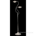 Delicate Designing Indoor Chrome Floor Lamp with two head